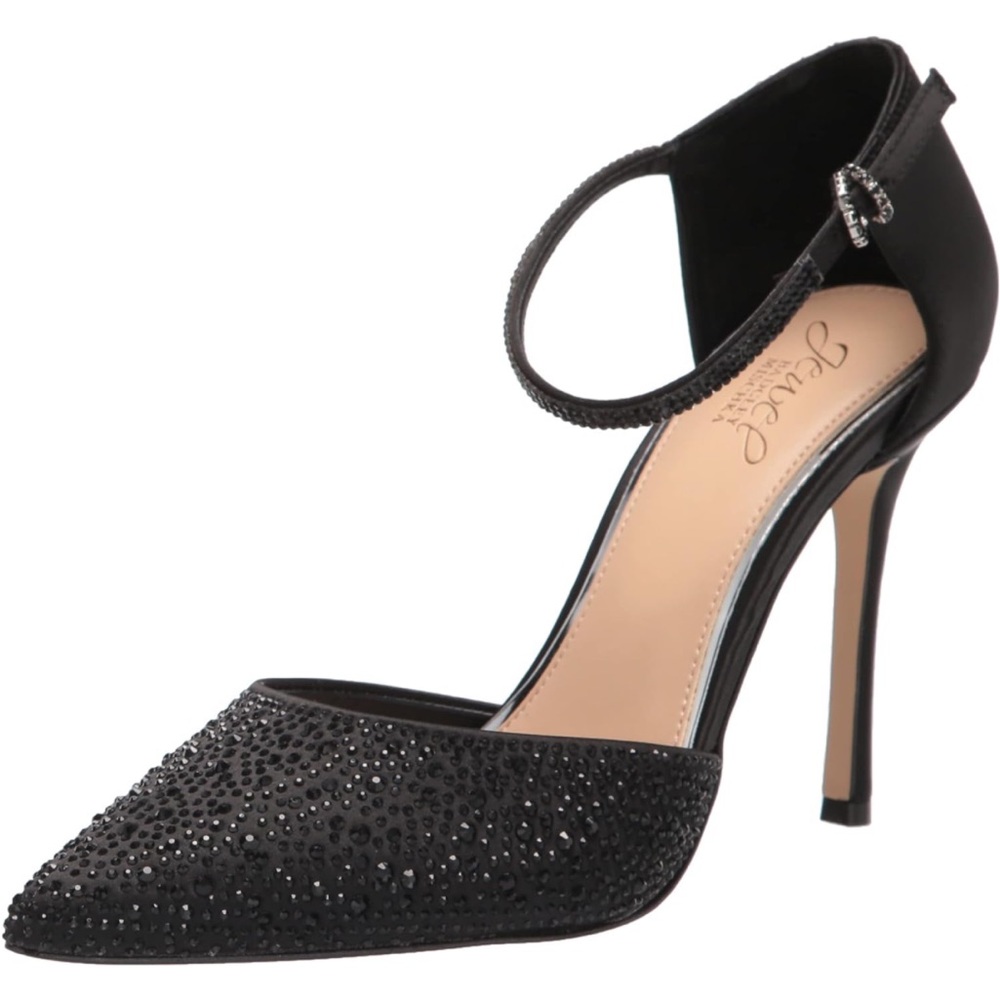 never worn badgley mischa rhinestone heels - size 9